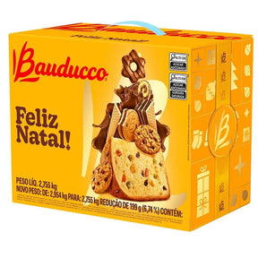 Cesta de Natal Bauducco, Grande, 20 Itens