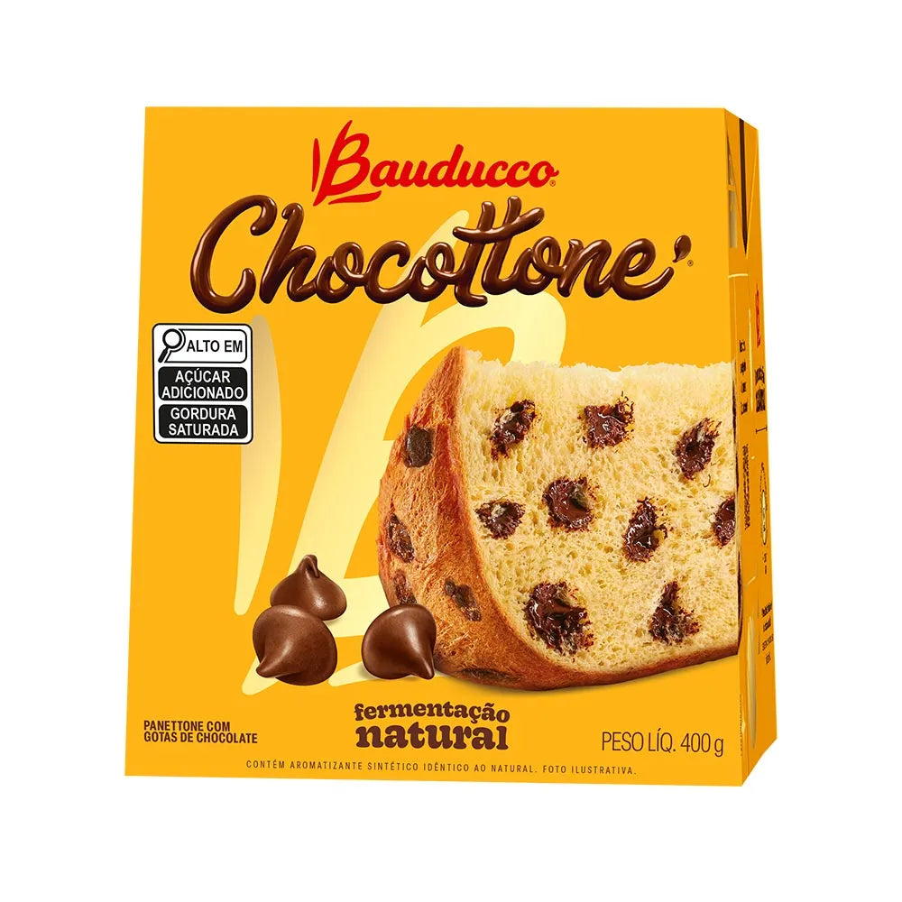 Chocottone Bauducco 400g | 18 unidades